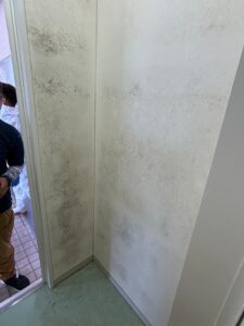 和歌山障害者支援施設浴室カビ取り