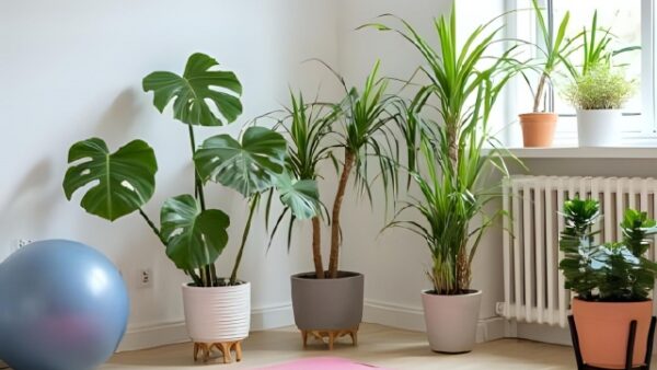 観葉植物の床がベタベタする悩みを解決！グラシオンのフロアコーティング