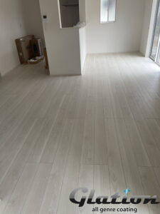 フロアコーティングと染み防止