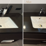 家庭のトイレ小洗面台コーティング｜水アカ・手アカ・菌対策｜グラシオン練馬店
