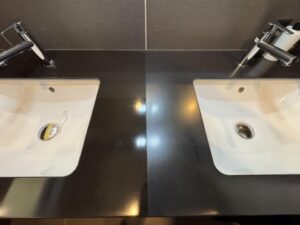 ホテル清掃時間を半分に！水回りコーティングの威力【愛知常滑店】