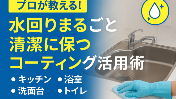 プロが教える！水回りをまるごと清潔に保つコーティング活用術
