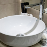 陶器・天然石を「シミ・黄ばみ」から守る！洗面台の「色彩保護」コーティング