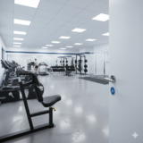 ジムの鏡コーティング