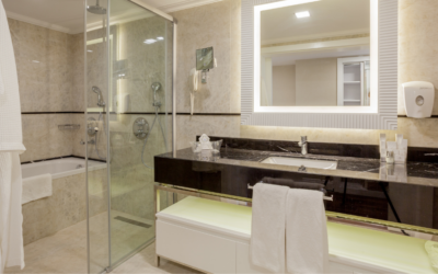 施設用 洗面所クロス（壁紙）コーティング｜カビ・臭い・衛生管理