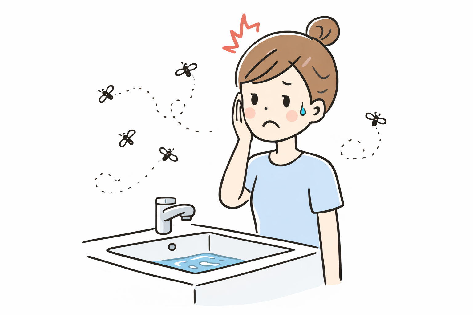 洗面台にハエや小さな虫が出る原因は？正しい対策と再発防止の考え方