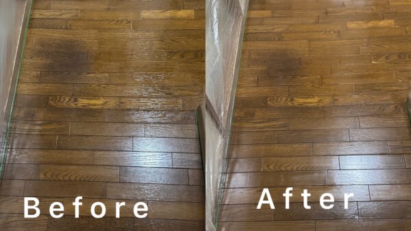 フローリング再生。貼り替えずに、もう一度きれいに