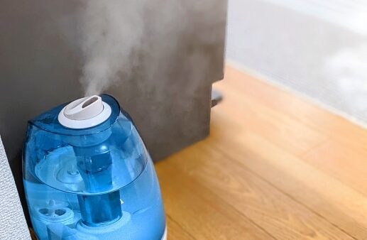 加湿器周りの白いカルキ汚れ・シミを放置しないで！冬のフローリングを守る秘策【新潟市】