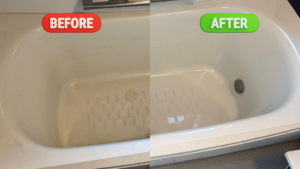 お風呂の床の黒ずみ・取れない水垢の原因とリフォームを回避する再生対策とは？【九州エリア】