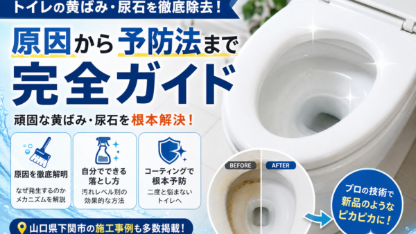 トイレの黄ばみ・尿石を徹底除去！原因から予防法まで完全ガイド