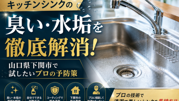 キッチンシンクの臭い・水垢を徹底解消！試したいプロの予防策
